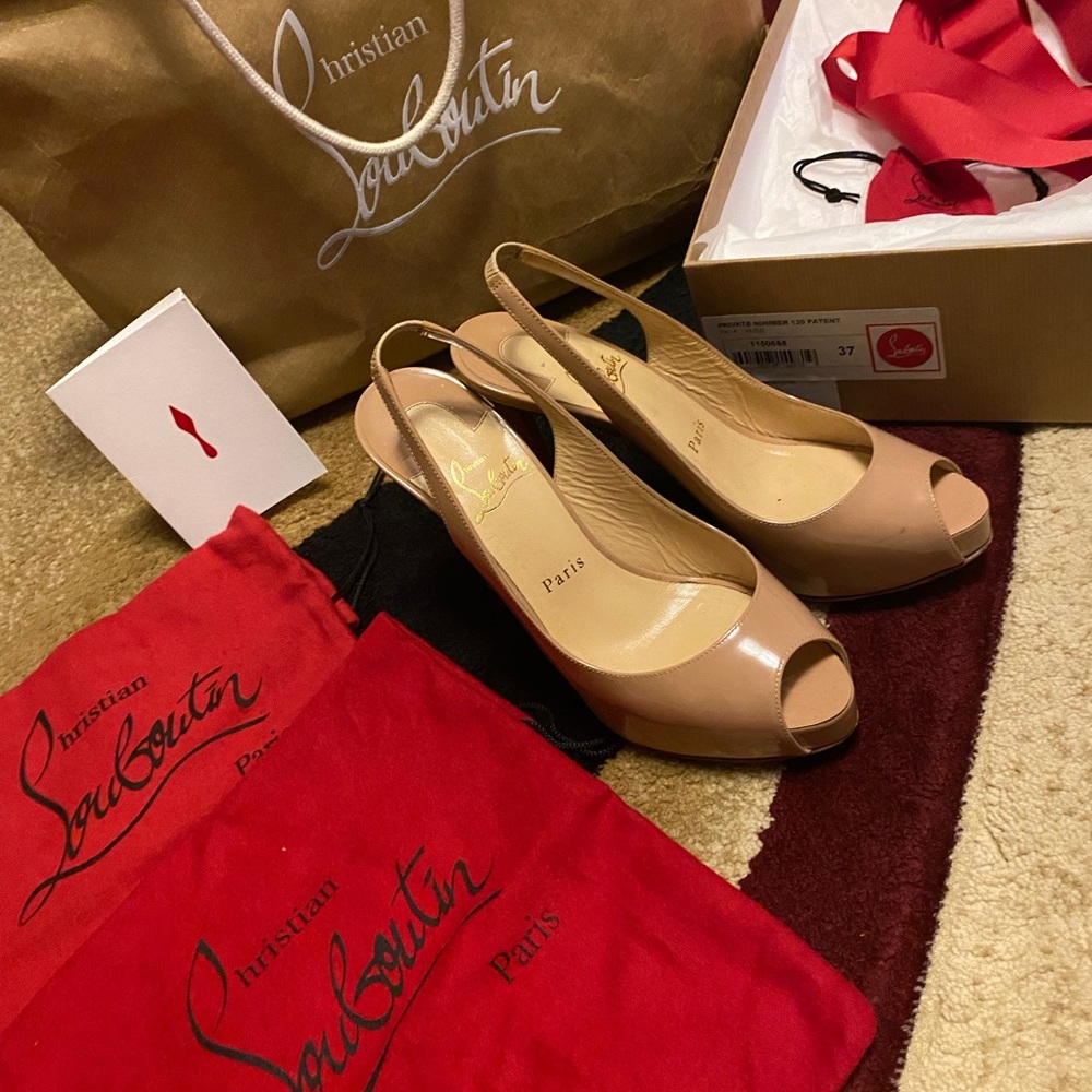 Nude Louboutin Heels